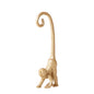 Decoratie beeld Monkey long tail - Brown