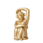 Decoratie beeld Sitting Monkey - Brown