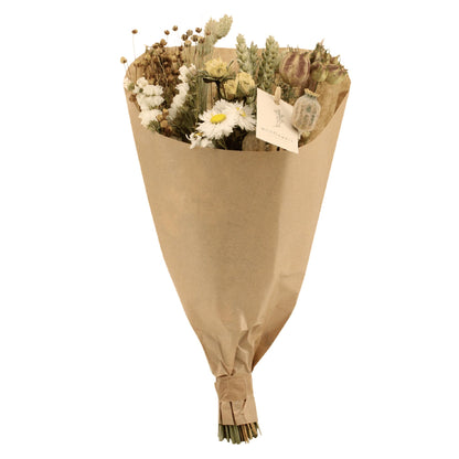 Veld boeket droogbloemen - Natural - ↨35cm