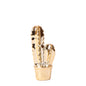 Decoratie beeld Cactus - Gold